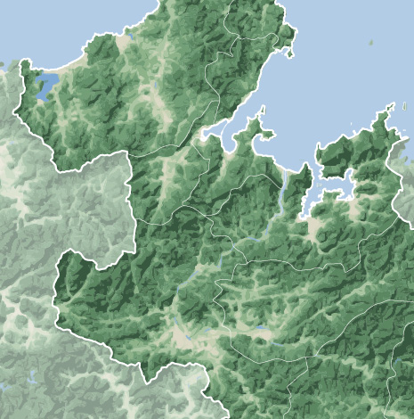 京都府北部地図